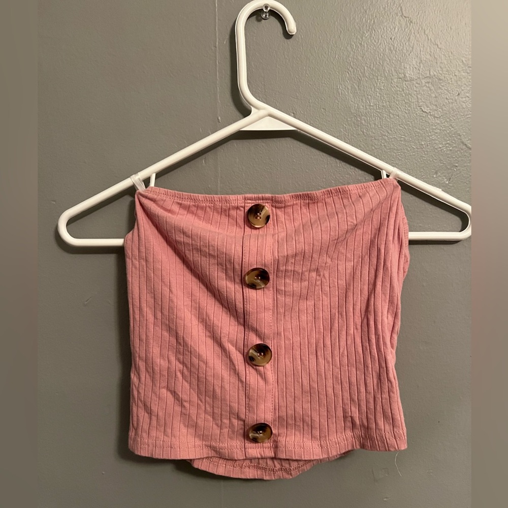 Pink Shein Small Ribbed Tube Top